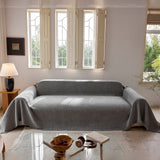 Chenille Sofa Cover Throw Couch Cover Blanket, Soft Slipcover Alternative for Pets - Ornate Home