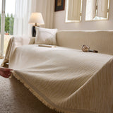 Chenille Sofa Cover Throw Couch Cover Blanket, Soft Slipcover Alternative for Pets - Ornate Home