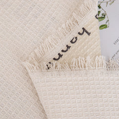 Chenille Sofa Cover Throw, Smile Couch Cover Blanket Throws for Couches, Soft Sofa Towel - Ornate Home
