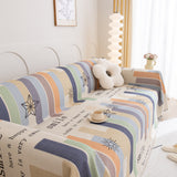 Chenille Sofa Cover Throw, Smile Couch Cover Blanket Throws for Couches, Soft Sofa Towel - Ornate Home