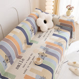 Chenille Sofa Cover Throw, Smile Couch Cover Blanket Throws for Couches, Soft Sofa Towel - Ornate Home