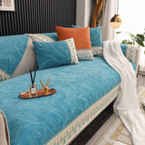 Chenille Sofa Slipcover, Non Slip Couch Seat Covers, Quilted Sofa Mat, Furniture Protector for Dogs - Ornate Home