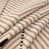 Chenille Sofa Throw Cover, Textured Chevron Decorative Couch Blanket for Living Room - Ornate Home
