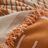 Chenille Striped Sofa Throw Blanket, Furniture Throw Covers Living Room Couch Cover - Ornate Home