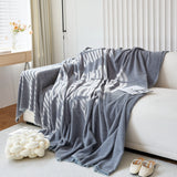 Chenille Thickened Solid Couch Blanket Throws, Reversible Couch Covers for Sectional Couches - Ornate Home