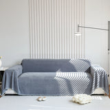 Chenille Thickened Solid Couch Blanket Throws, Reversible Couch Covers for Sectional Couches - Ornate Home