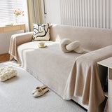 Chenille Thickened Solid Couch Blanket Throws, Reversible Couch Covers for Sectional Couches - Ornate Home