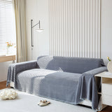 Chenille Thickened Solid Couch Blanket Throws, Reversible Couch Covers for Sectional Couches - Ornate Home