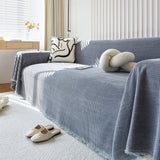 Chenille Thickened Solid Couch Blanket Throws, Reversible Couch Covers for Sectional Couches - Ornate Home
