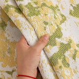 Chenille Throw Blanket Sofa Cover, Abstract Watercolor Couch Cover with Tassel Fringe - Ornate Home