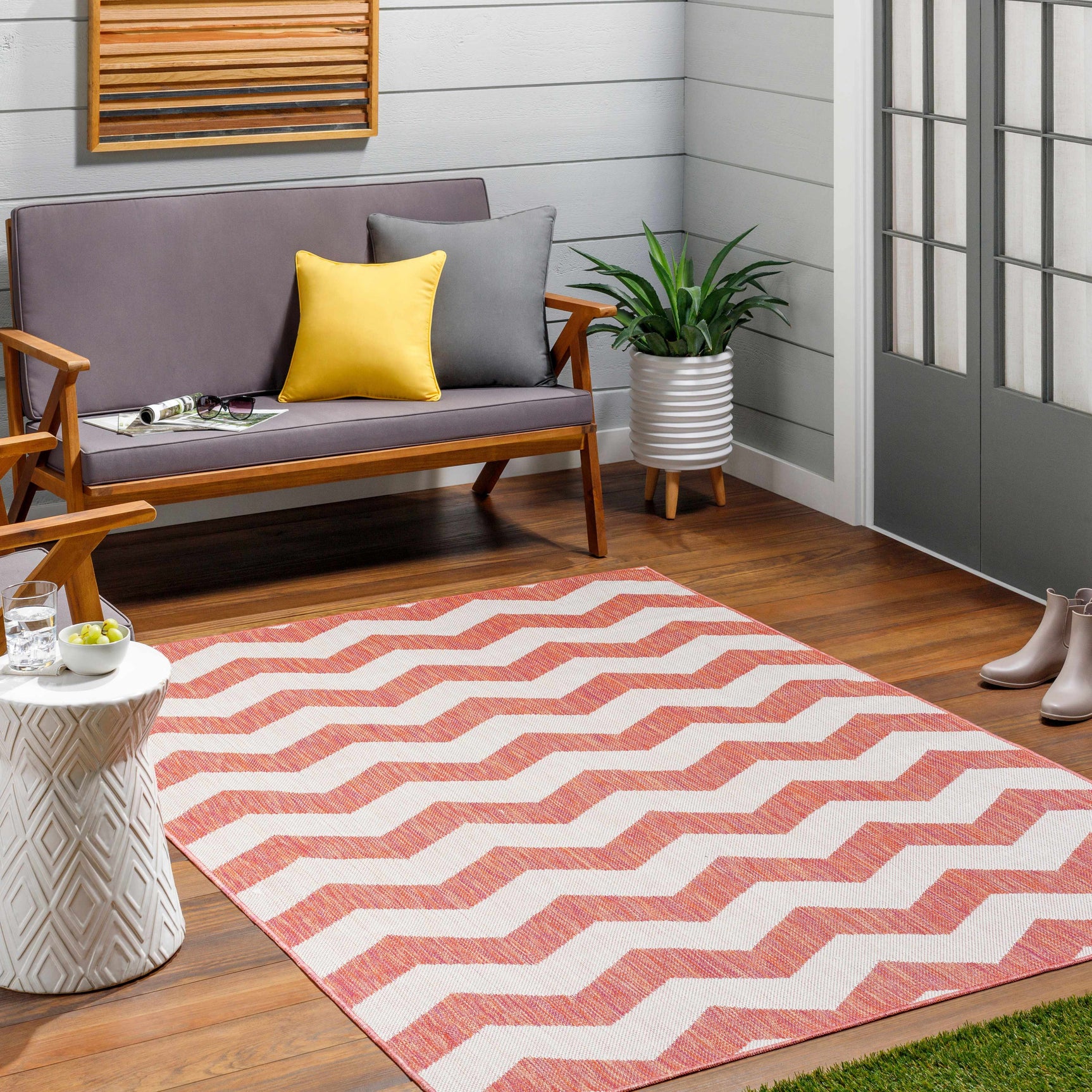 Cheri Lambswool Outdoor Carpet Area Rug - Clearance - Ornate Home