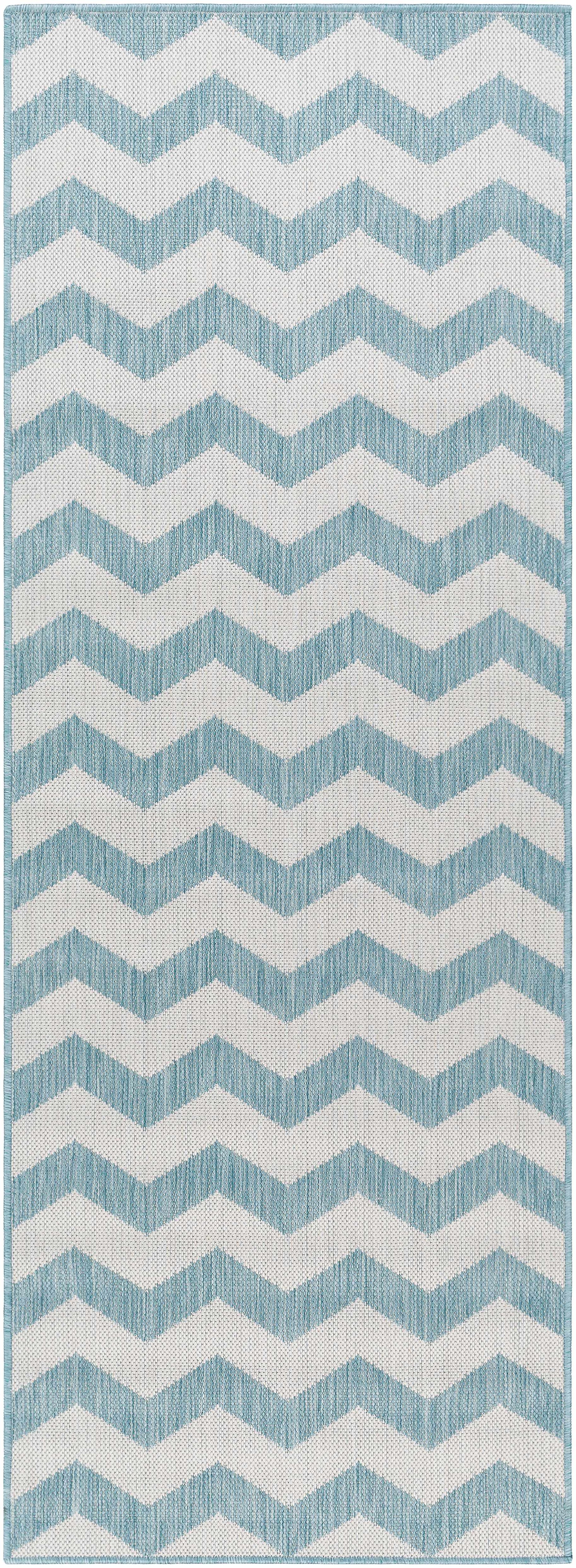 Cheri Thatch Light Blue Outdoor Carpet Area Rug - Clearance - Ornate Home