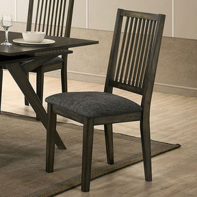 Cherie Gray Side Chair (Set of 2) - Ornate Home