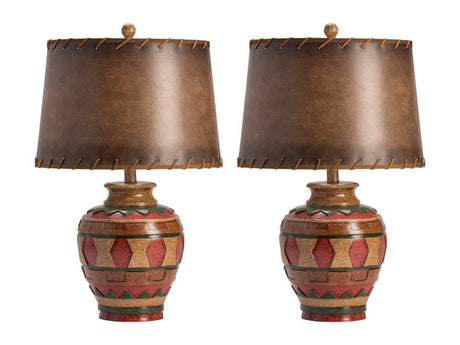 Cherokee Multi Table Lamp (Set of 2) - Ornate Home