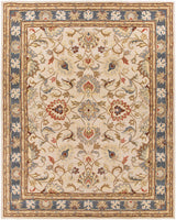 Cherryfield 1125 Yellow&Sage Wool Rug - Ornate Home