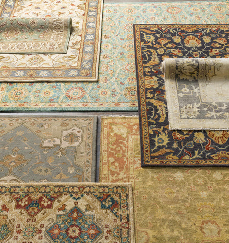 Cherryfield 1125 Yellow&Sage Wool Rug - Ornate Home