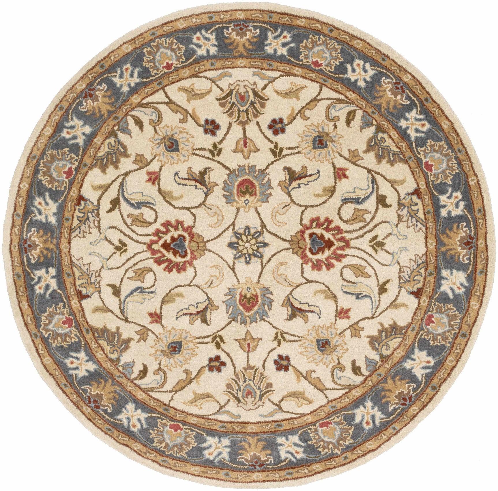 Cherryfield 1125 Yellow&Sage Wool Rug - Ornate Home