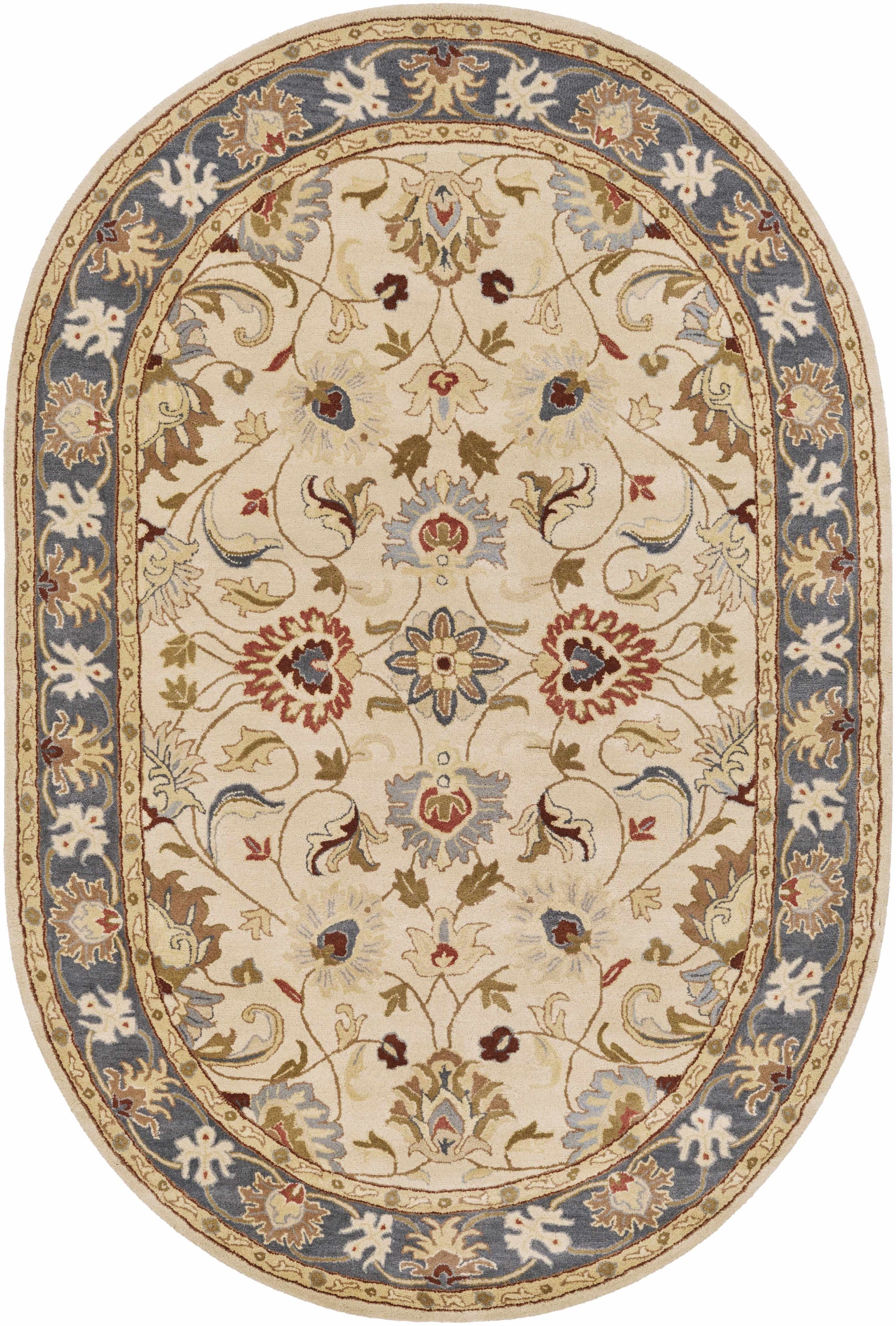 Cherryfield 1125 Yellow&Sage Wool Rug - Ornate Home
