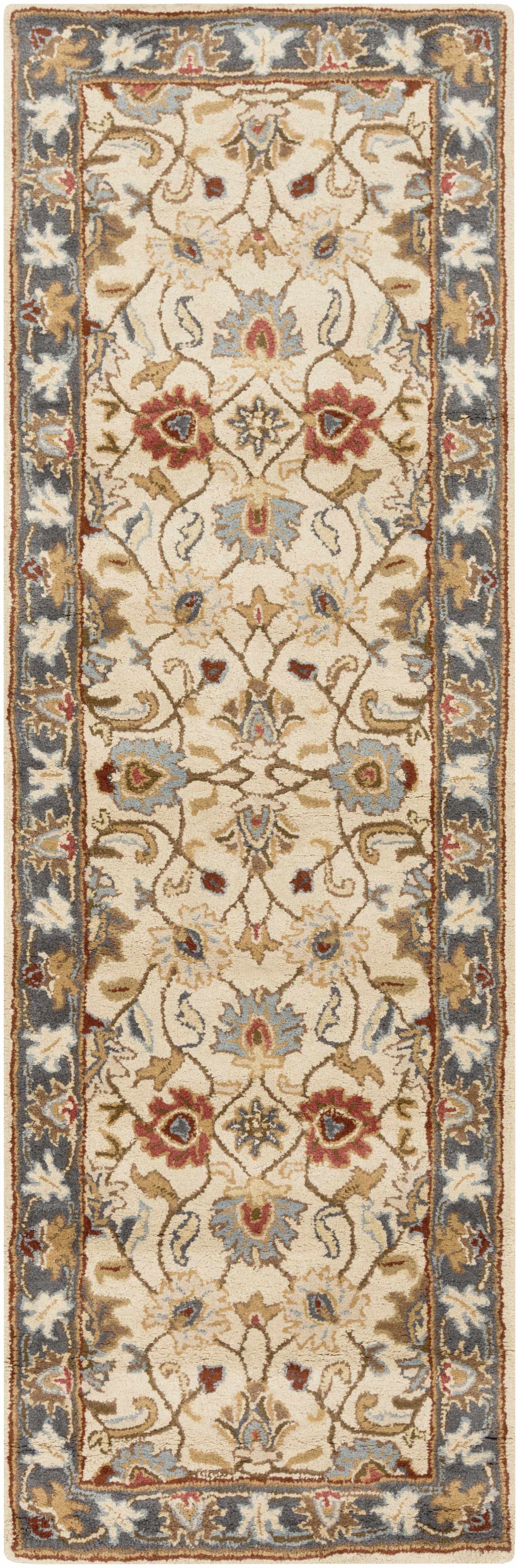 Cherryfield 1125 Yellow&Sage Wool Rug - Ornate Home