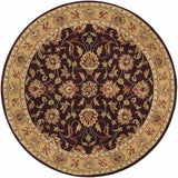 Cherryfield Burgundy 1024 Wool Area Rug - Ornate Home
