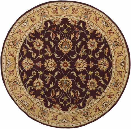 Cherryfield Burgundy 1024 Wool Area Rug - Ornate Home