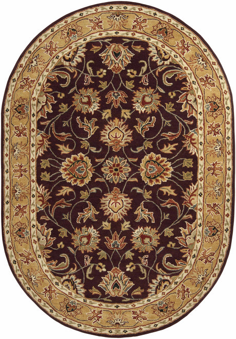 Cherryfield Burgundy 1024 Wool Area Rug - Ornate Home