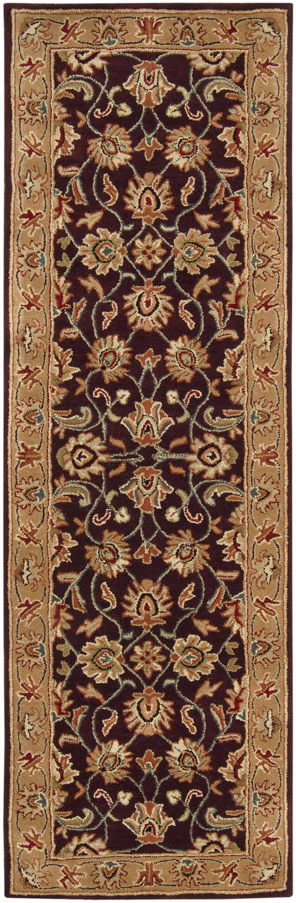 Cherryfield Burgundy 1024 Wool Area Rug - Ornate Home