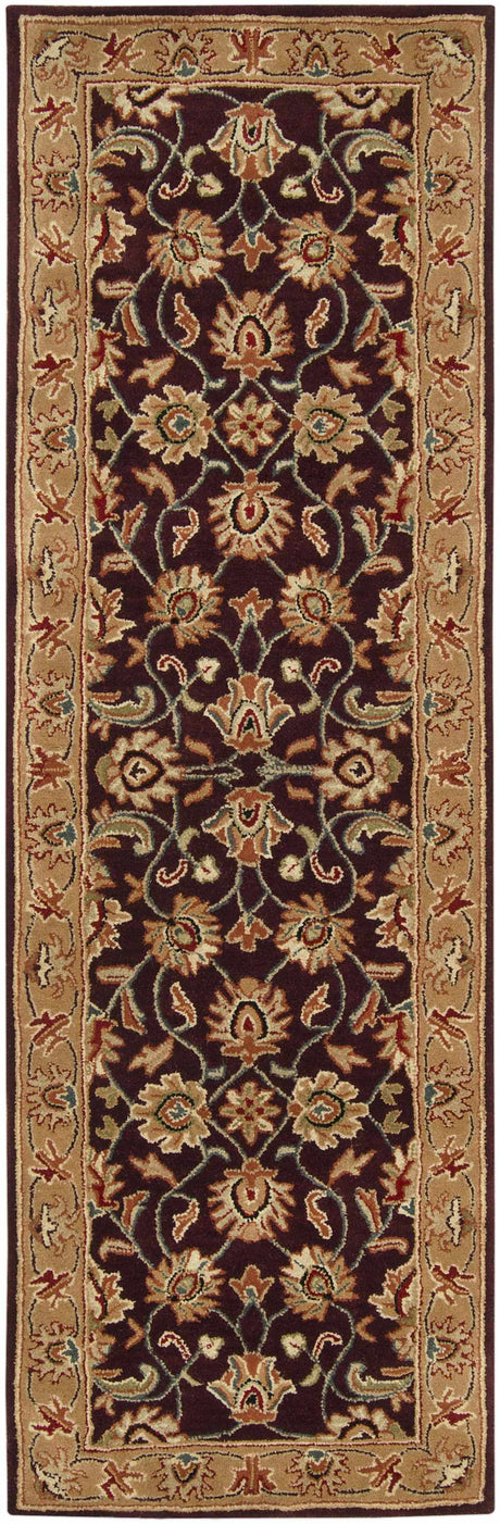 Cherryfield Burgundy 1024 Wool Area Rug - Ornate Home