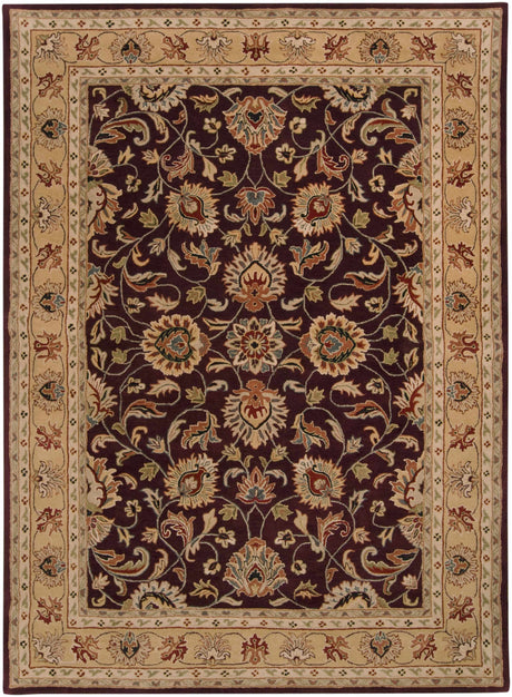 Cherryfield Burgundy 1024 Wool Area Rug - Ornate Home