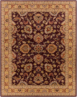 Cherryfield Burgundy 1024 Wool Area Rug - Ornate Home