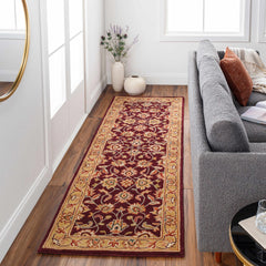 Cherryfield Burgundy 1024 Wool Area Rug - Ornate Home