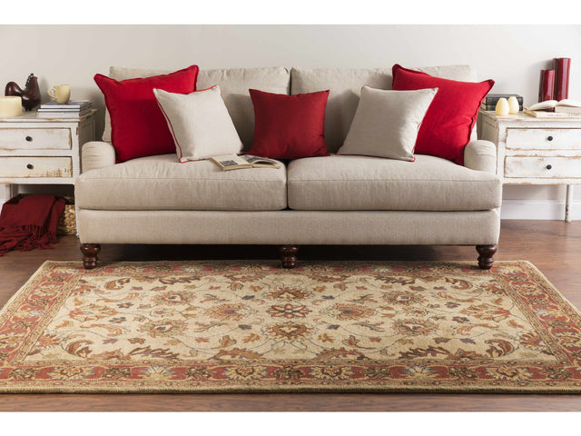 Cherryfield Hand Tufted Brown & Rust 1001 Wool Rug - Ornate Home