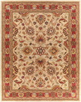Cherryfield Hand Tufted Brown & Rust 1001 Wool Rug - Ornate Home
