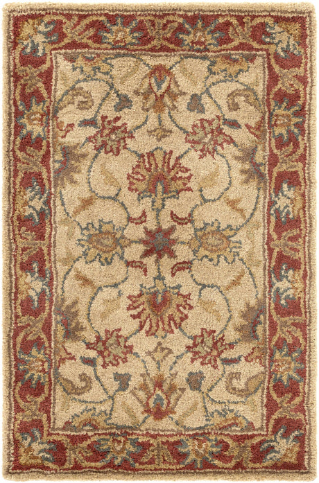 Cherryfield Hand Tufted Brown & Rust 1001 Wool Rug - Ornate Home