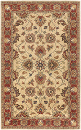 Cherryfield Hand Tufted Brown & Rust 1001 Wool Rug - Ornate Home