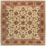 Cherryfield Hand Tufted Brown & Rust 1001 Wool Rug - Ornate Home