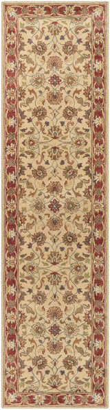 Cherryfield Hand Tufted Brown & Rust 1001 Wool Rug - Ornate Home