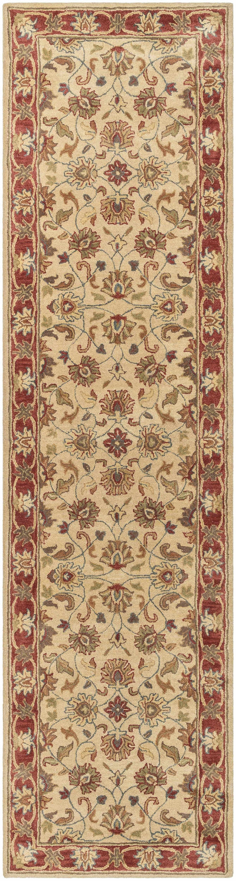 Cherryfield Hand Tufted Brown & Rust 1001 Wool Rug - Ornate Home