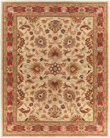 Cherryfield Hand Tufted Brown & Rust 1001 Wool Rug - Ornate Home