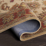 Cherryfield Hand Tufted Brown & Rust 1001 Wool Rug - Ornate Home