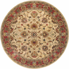 Cherryfield Hand Tufted Brown & Rust 1001 Wool Rug - Ornate Home