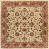 Cherryfield Hand Tufted Brown & Rust 1001 Wool Rug - Ornate Home