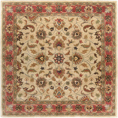 Cherryfield Hand Tufted Brown & Rust 1001 Wool Rug - Ornate Home