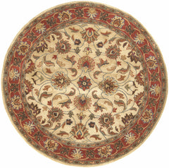 Cherryfield Hand Tufted Brown & Rust 1001 Wool Rug - Ornate Home