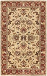 Cherryfield Hand Tufted Brown & Rust 1001 Wool Rug - Ornate Home