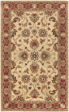 Cherryfield Hand Tufted Brown & Rust 1001 Wool Rug - Ornate Home