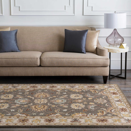 Cherryfield Hand Tufted Taupe Wool Rug - Ornate Home