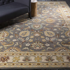 Cherryfield Hand Tufted Taupe Wool Rug - Ornate Home