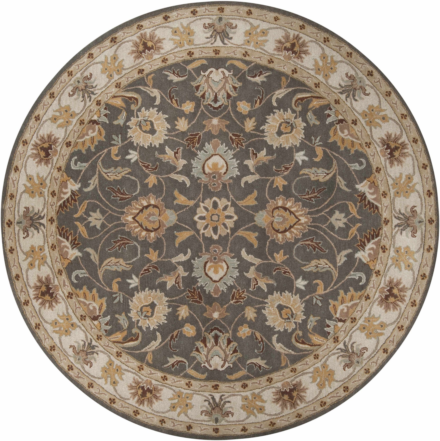 Cherryfield Hand Tufted Taupe Wool Rug - Ornate Home