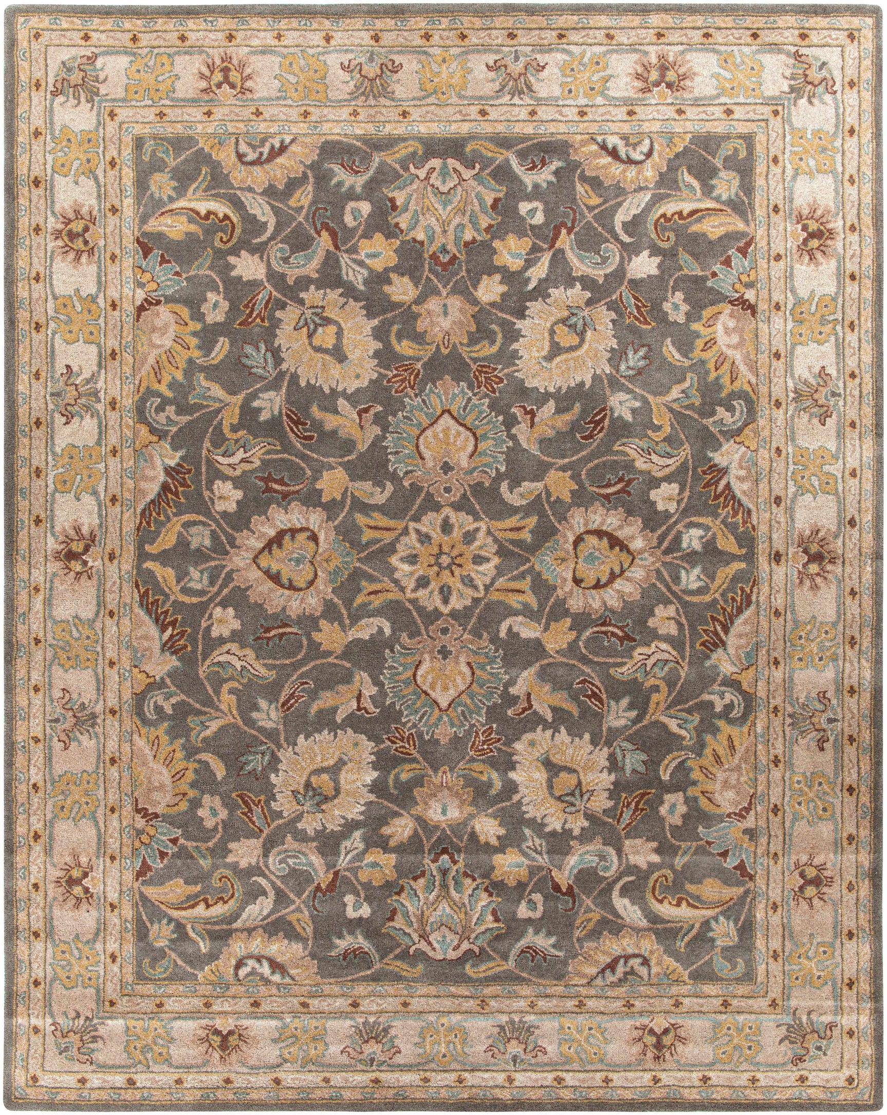 Cherryfield Hand Tufted Taupe Wool Rug - Ornate Home